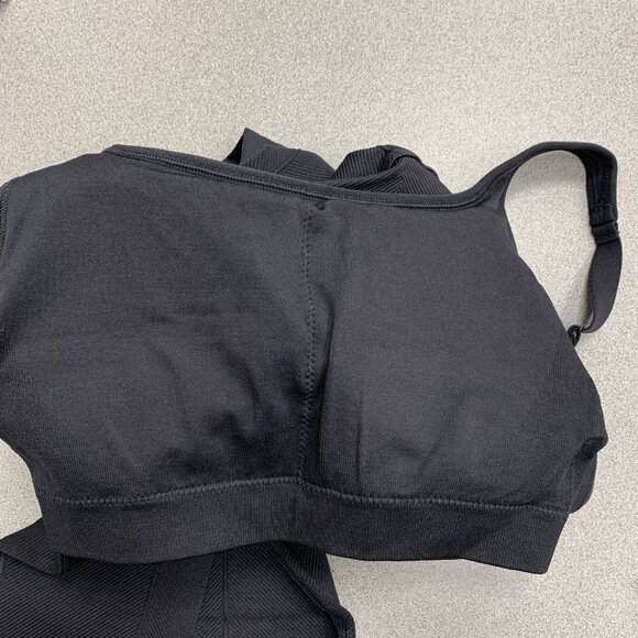 Seamless Ribbed Bodysuit All In Motion Women's S Black  a2407 - Picture 12 of 16